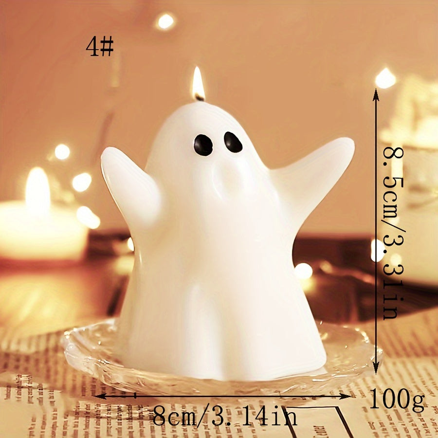 EnchantGlow - Handmade Halloween Freesia Scented Candle