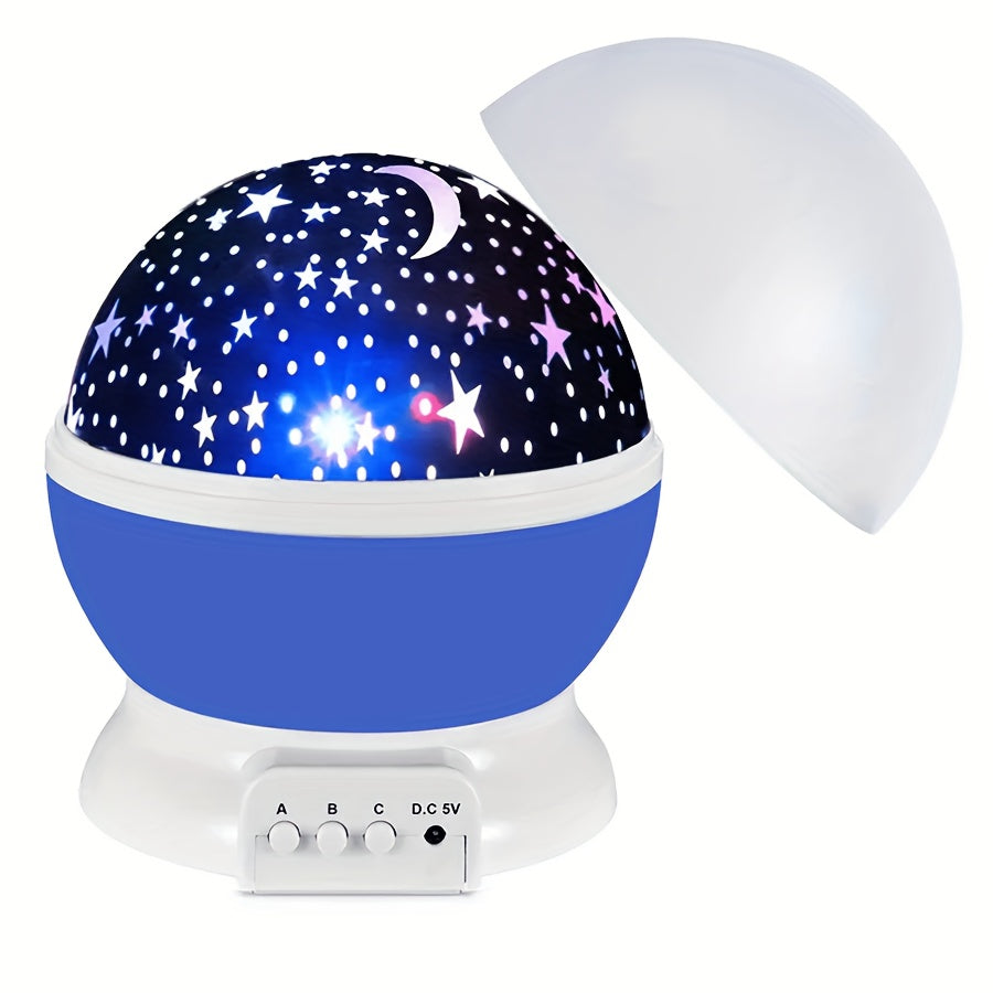 StarryDream Projector – Colourful Star Lamp with 360° Rotation