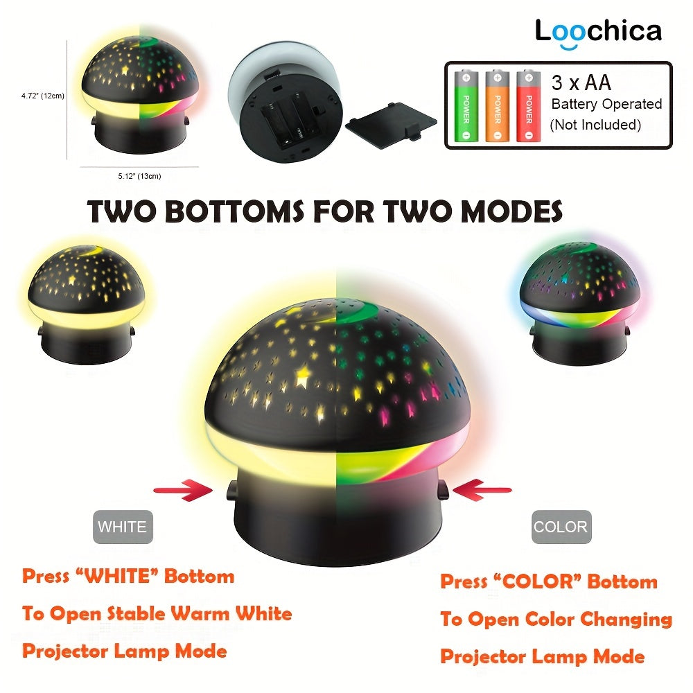 StarryGlow Lamp – Magic Mushroom Night Projector
