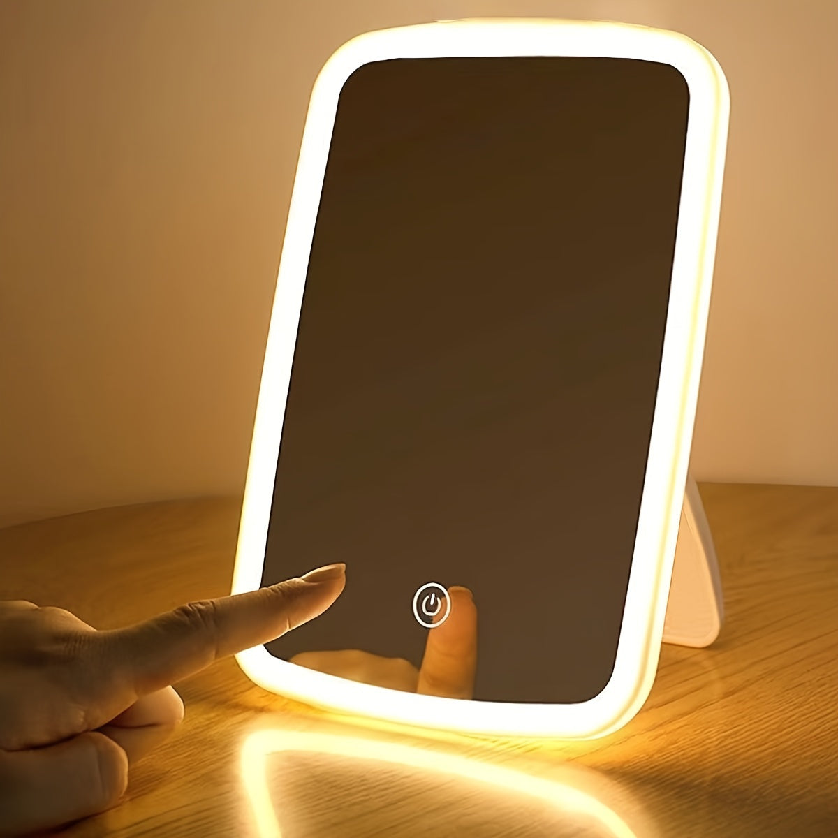 BloomMirror - Elegant LED Makeup Mirror USB-Rechargeable