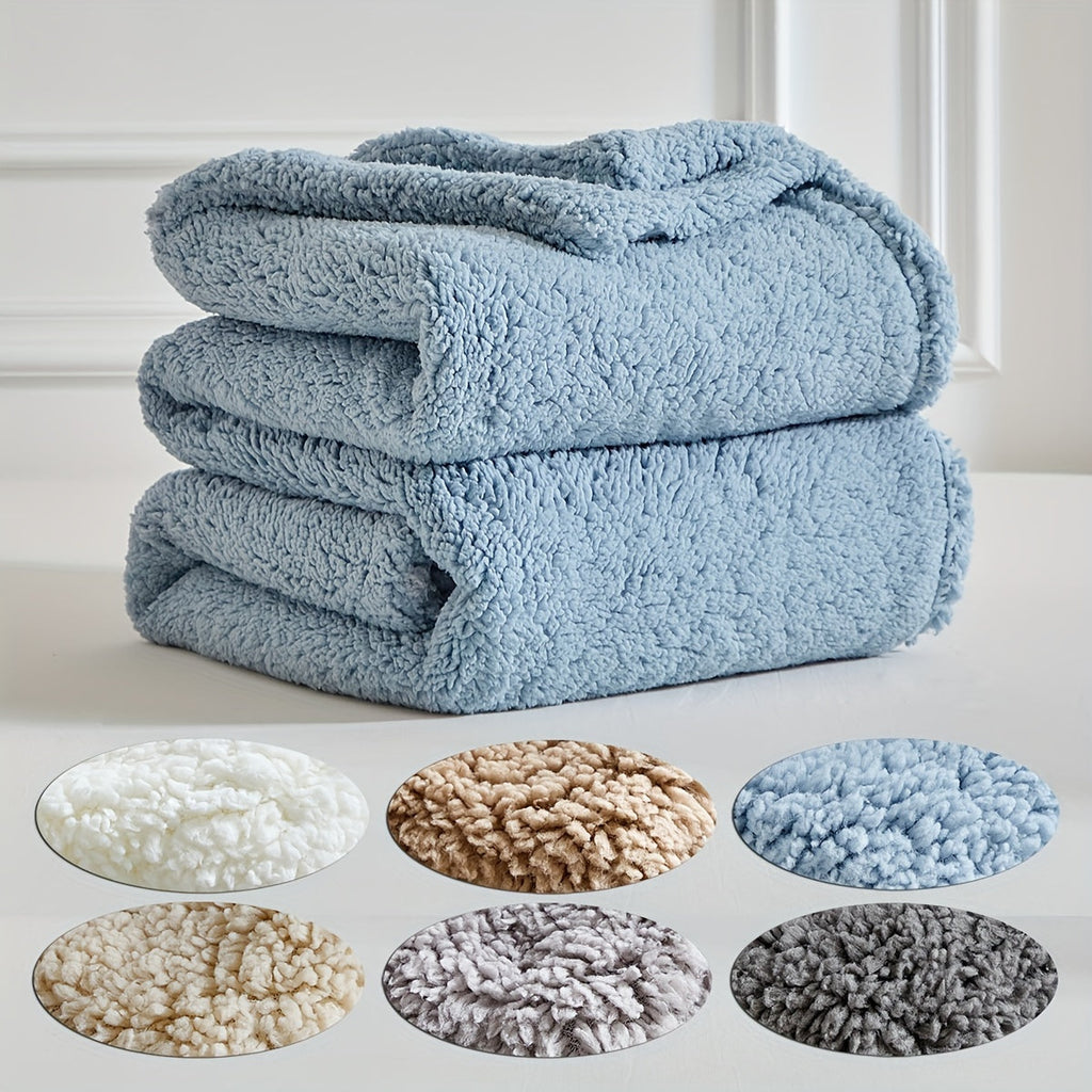 CozyWrap – Luxury Sherpa Fleece Blanket for Winter Days