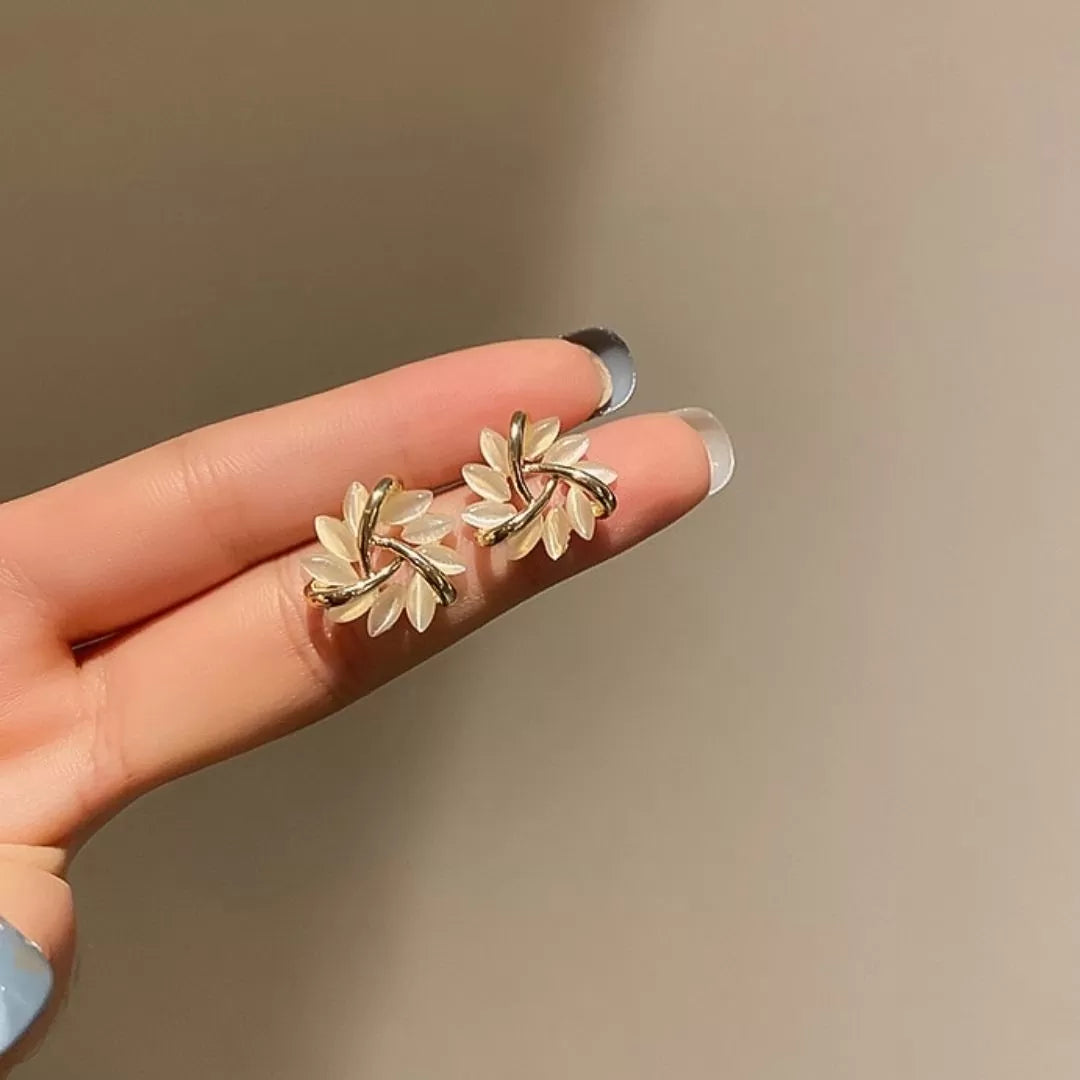BlossomStud Earrings - Elegant Sakura Earrings