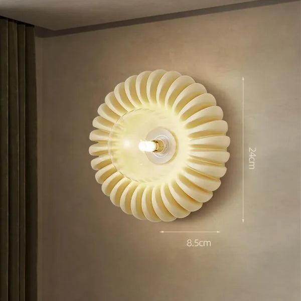 ArtisanGlow Wall Lamp - Elegant Resin Wall Lamp for Bedrooms