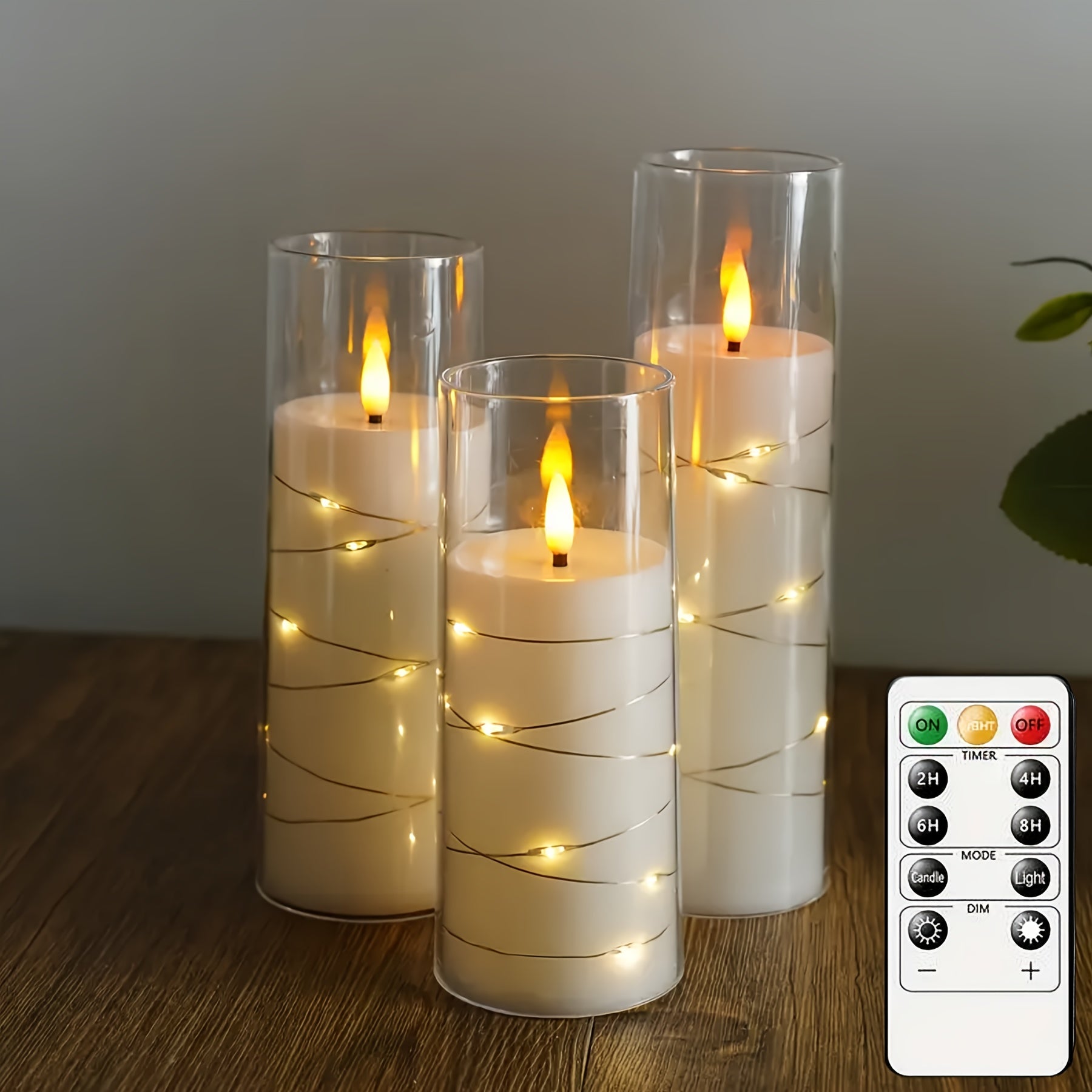 RomanticGlow – LED Candle Set with Remote Control