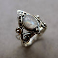 Elegant Vintage Moonstone Ring - Clara