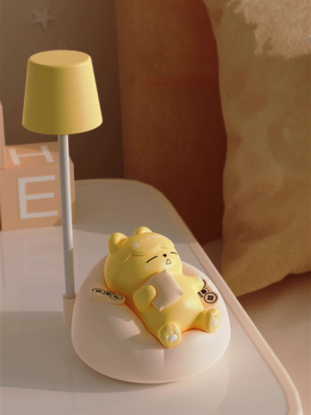 GlowCharge Lamp - Rechargeable LED Night Light with USB