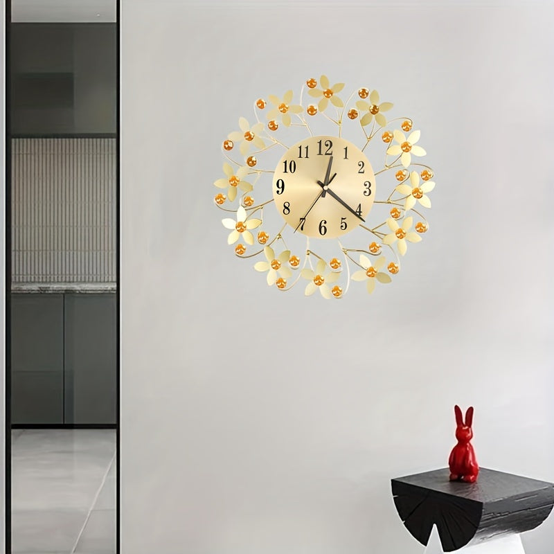 EleganceClock - Designer Wall Clock 14 Inch Black