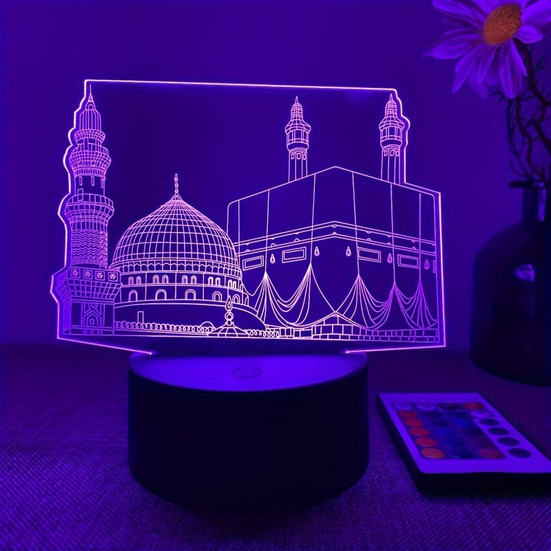 GlowSphere Lamp - 3D Night Light with Remote Control