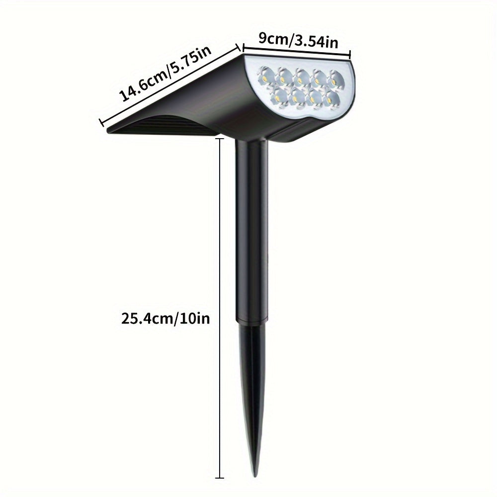 SolarGlow – 9 LED Outdoor Garden Spotlights
