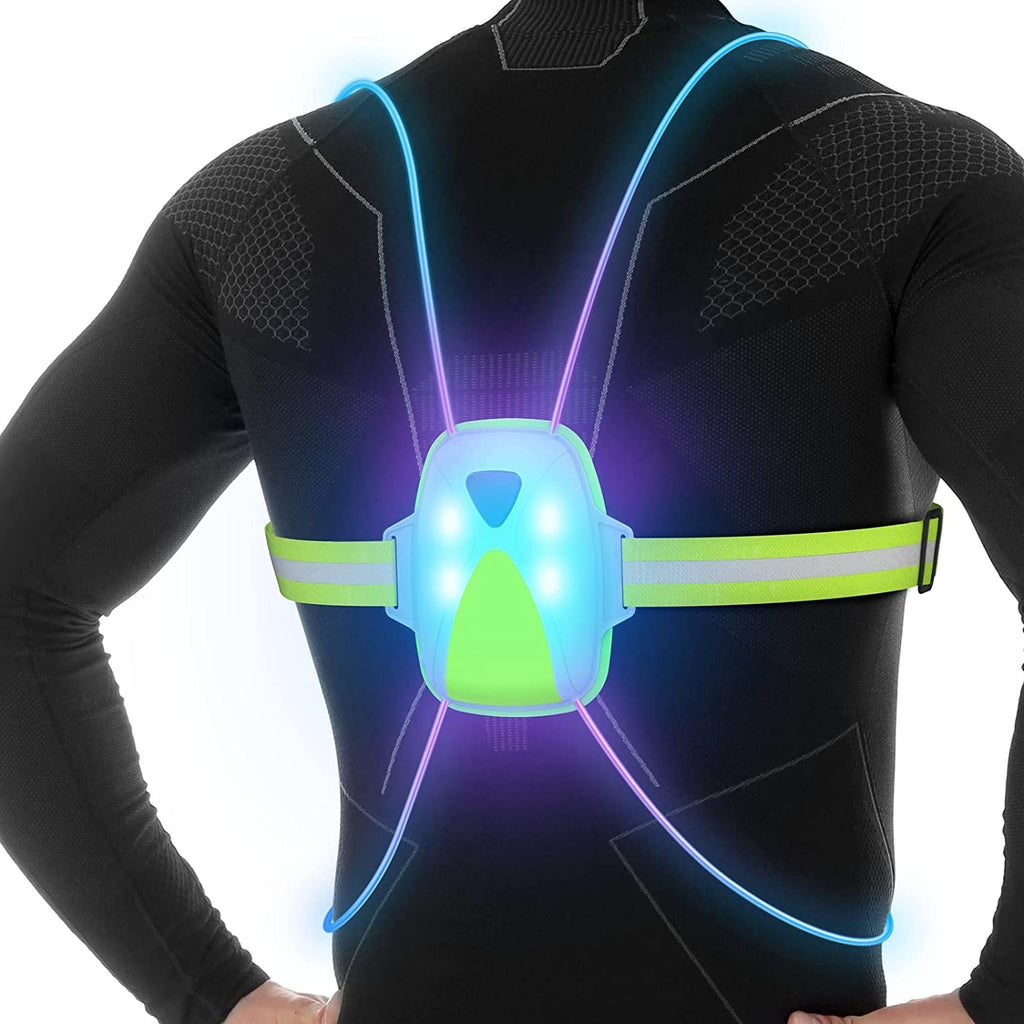 ReflectGlow - Illuminated Running Safety Vest for Outdoors