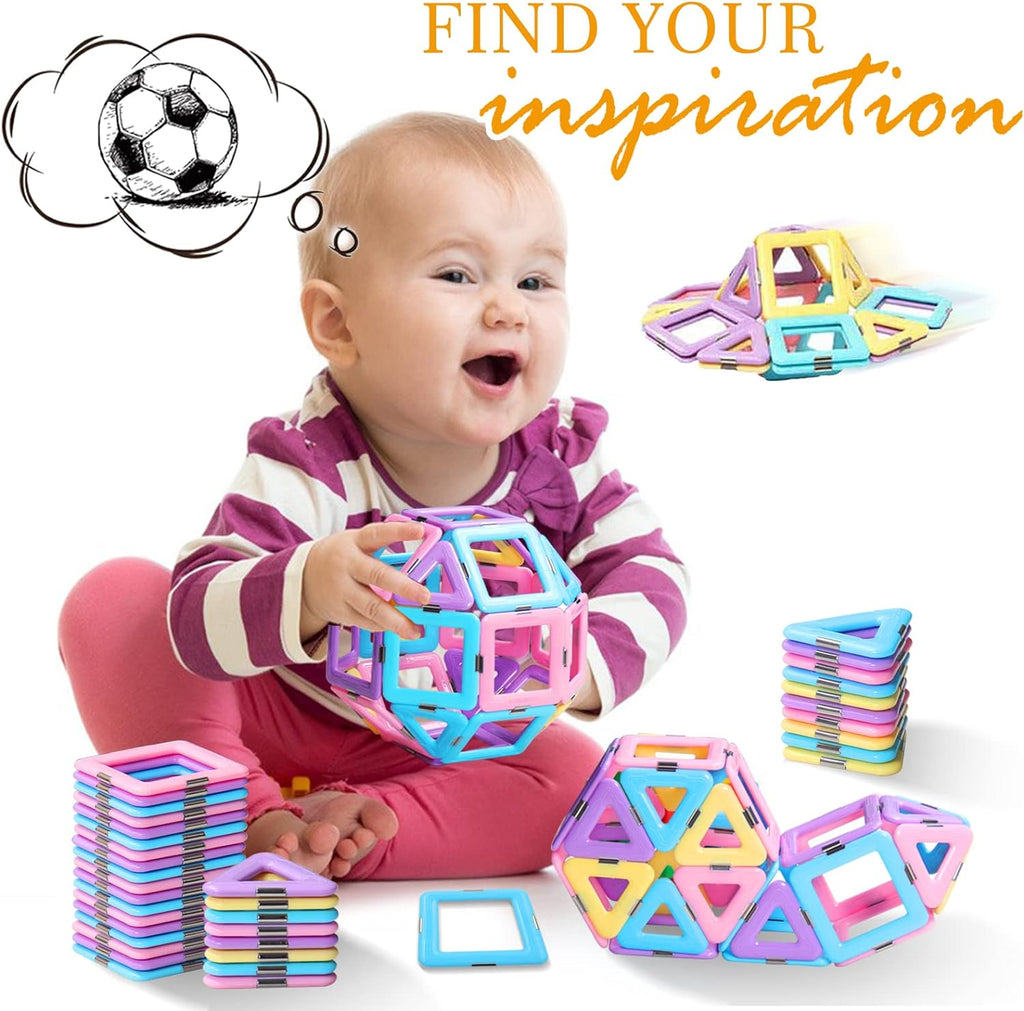 Magnetic Tiles Toy Set - Create Endless Building Adventures