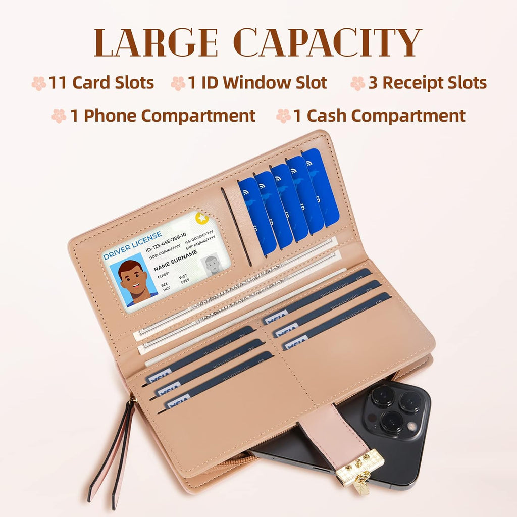 LeatherLeaf – Stylish Leather Wallet for Women