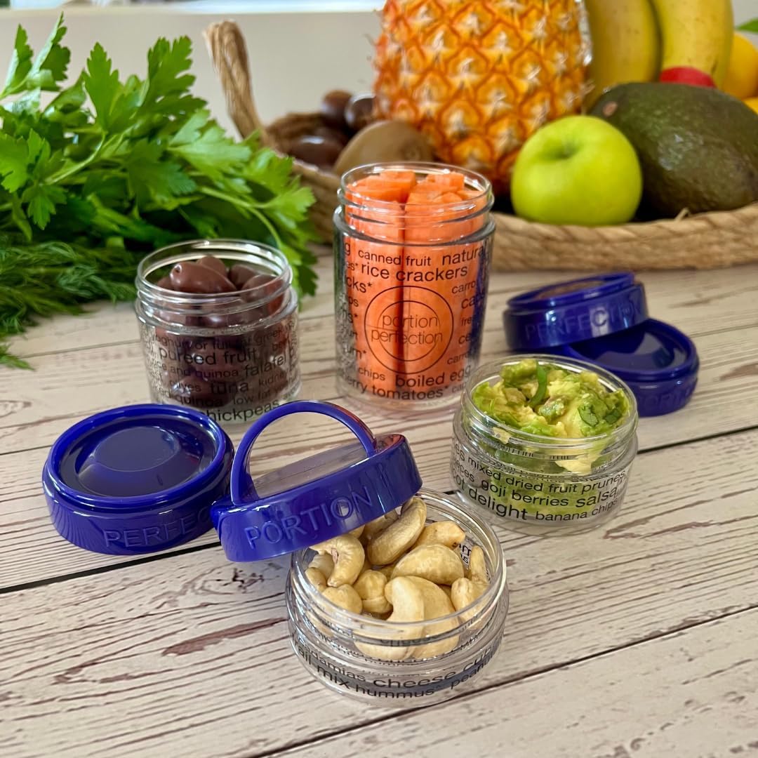 PortieMaster - Stackable Portion Control Containers for Snacks