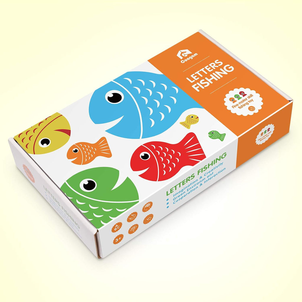 Enchanting Wooden Magnetic Fishing Game - Educational Fun for Toddlers