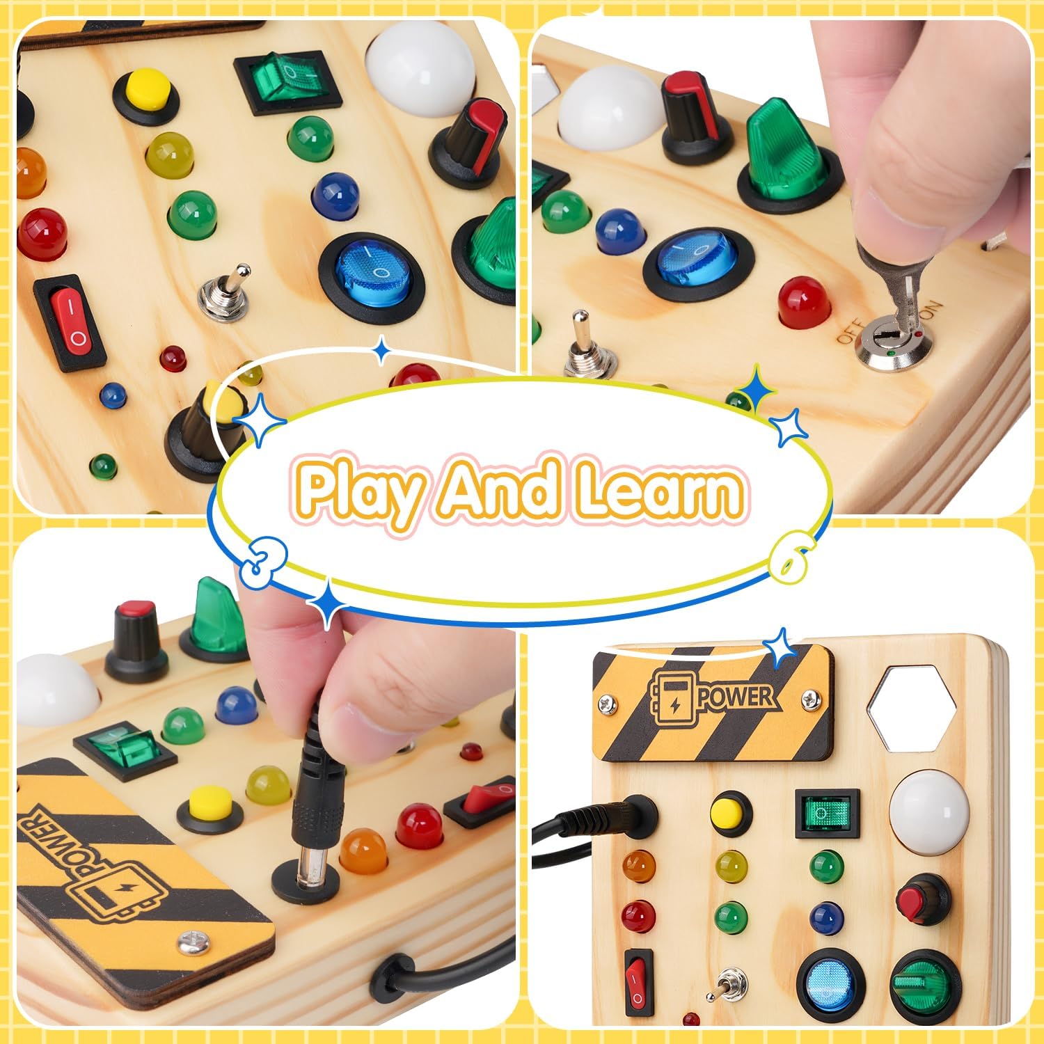 Montessori Toddler Bulletin Board - Discovering with Creative Lights