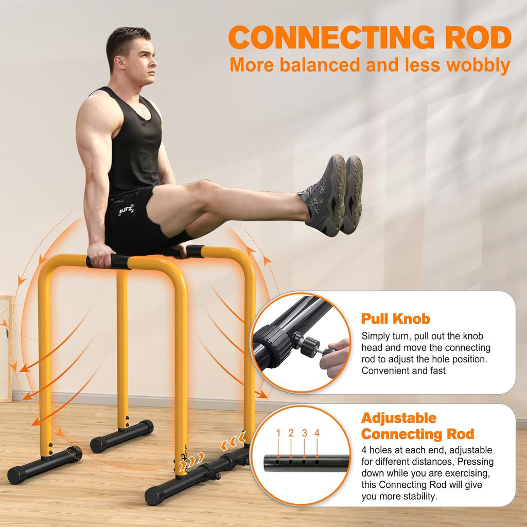 PowerDip - Sturdy Dip Station & Push-up Stand