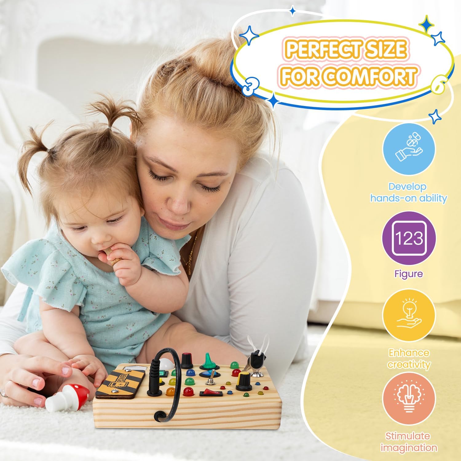 Montessori Toddler Bulletin Board - Discovering with Creative Lights