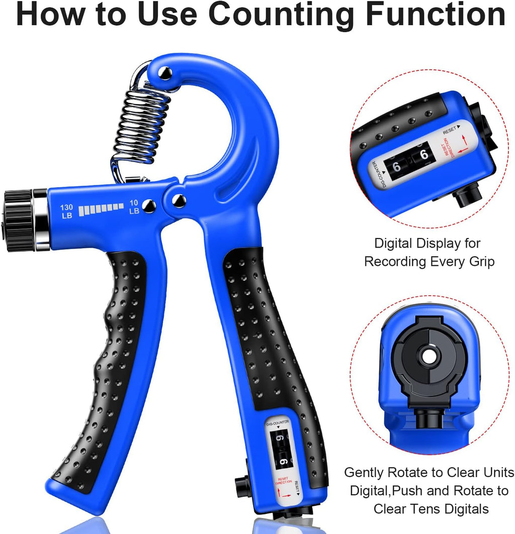 GripMaster - Adjustable Hand Strengthener Set 2-Pack
