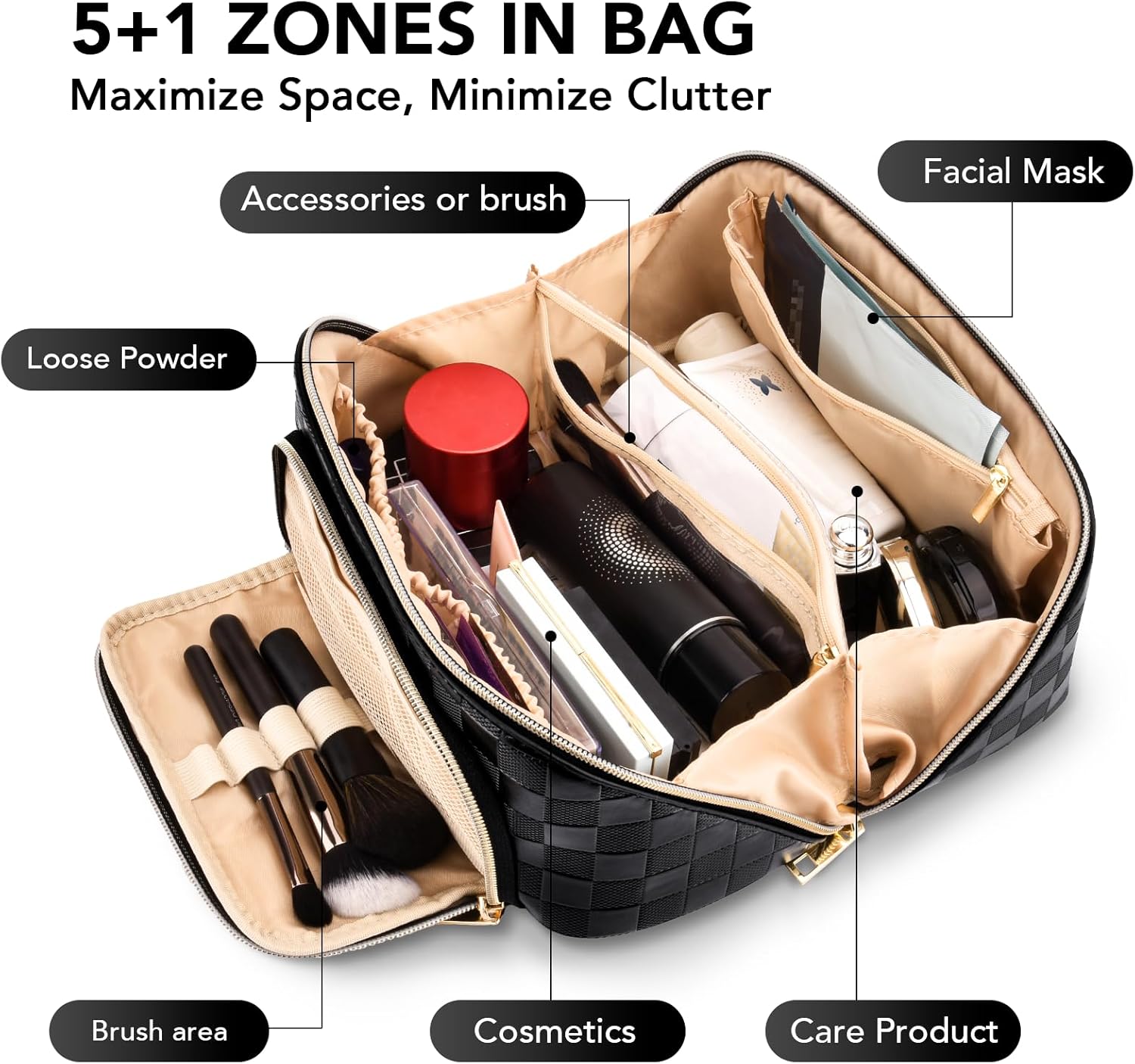 GlamBag - Waterproof Large Capacity Makeup Travel Bag