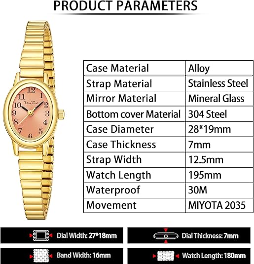 Romy Watch – Elegant Women's Watch in Mini Size