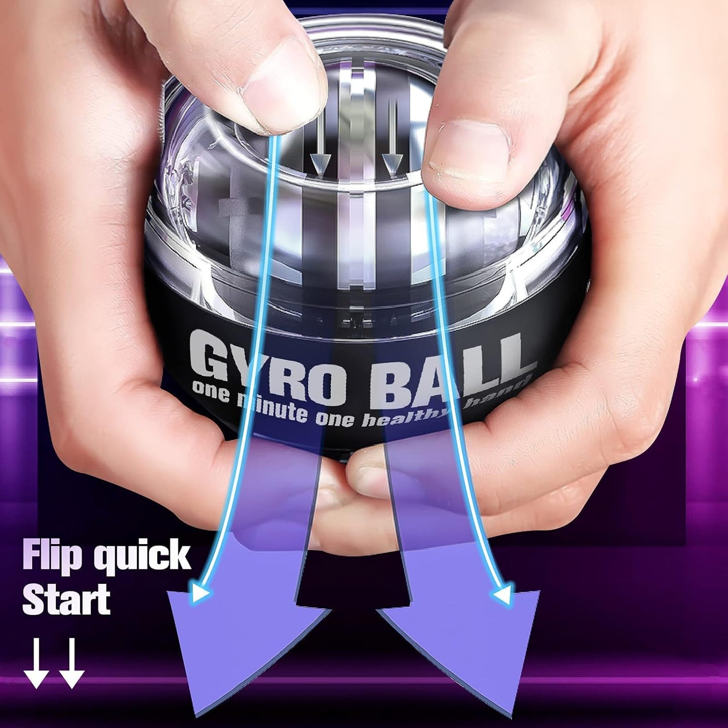 GyroPower - Self-Starting Wrist Trainer for Forearms