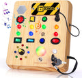 Montessori Toddler Busy Board with Music - For toddlers with music and light