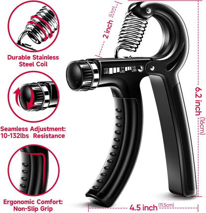 GripMaster - Adjustable Hand Strengthener Set (5 pieces)