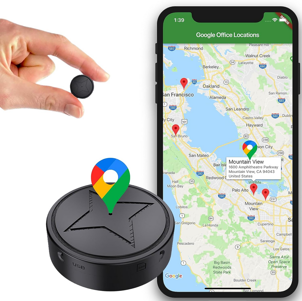 Compact Magnetic GPS Tracker - Always Keep an Eye on Your Valuables