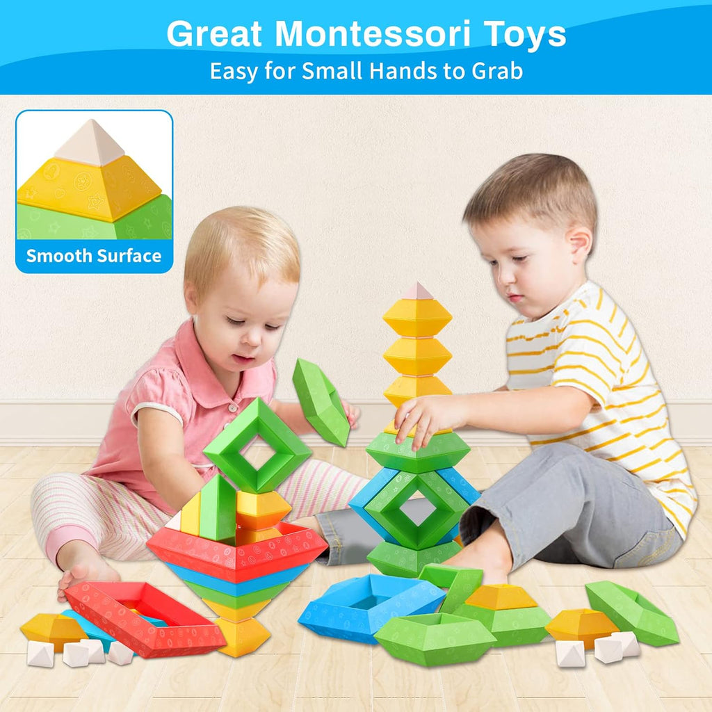 Multifunctional Montessori Blocks - Encourage Creativity for Children