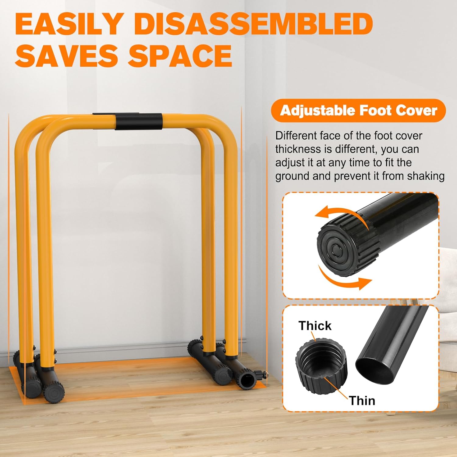 PowerDip - Sturdy Dip Station & Push-up Stand