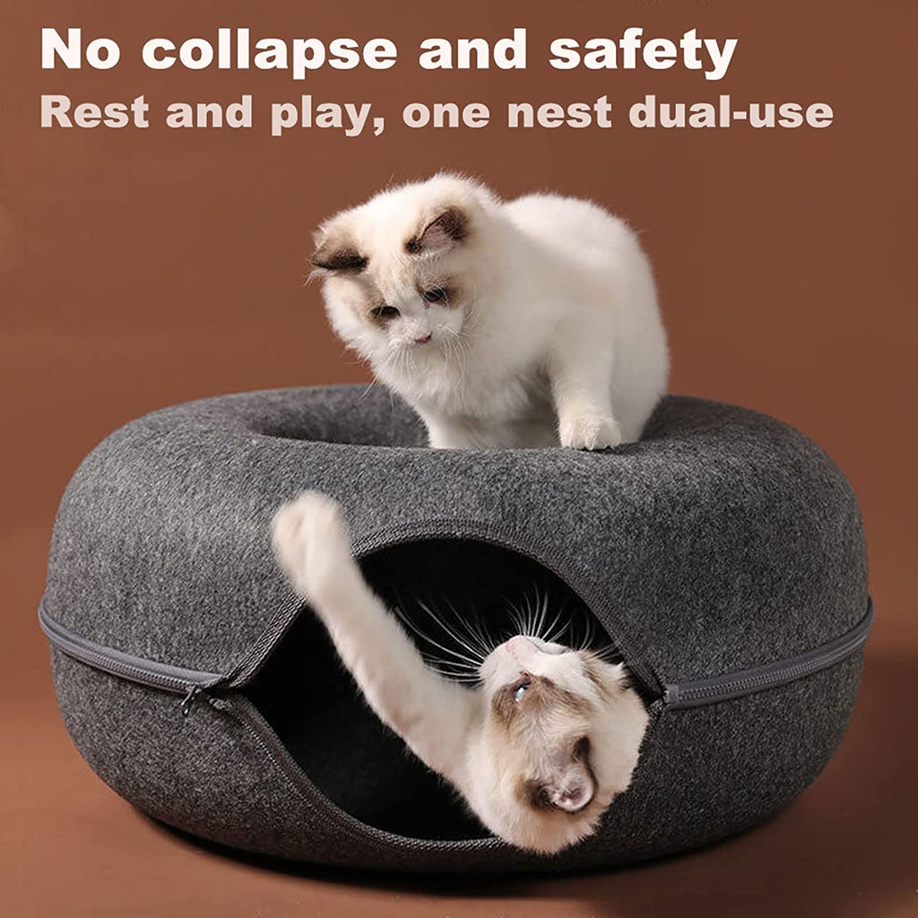 Purrfect Den - Luxury Cat Tunnel with Sleeping Area