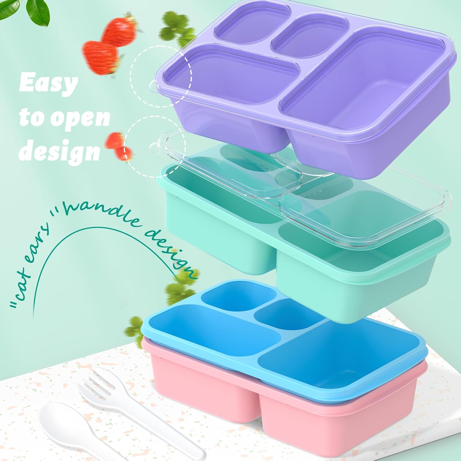 BentoBox - Stylish Meal Containers 4-piece Set