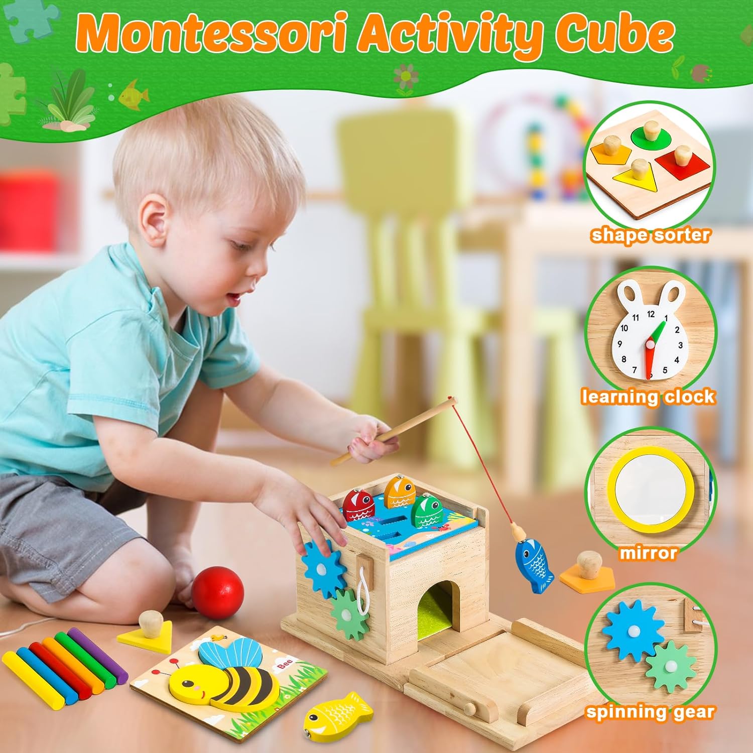 Educational Baby Toy Set - Educational Play Set for Growing Babies