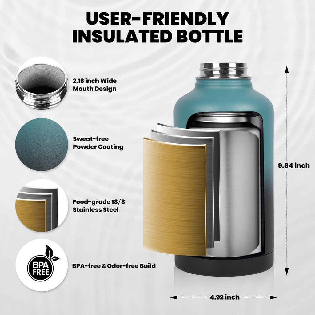 HydraPure – Durable Water Bottle with Paracord Handle