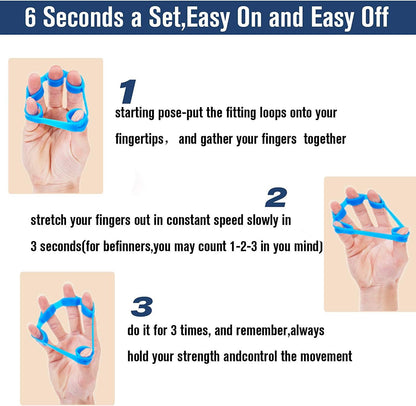 PowerGrip Set – Hand Strengtheners for Strength Training (6 Pieces)