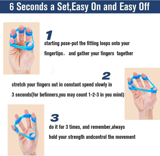 PowerGrip Set – Hand Strengtheners for Strength Training (6 Pieces)