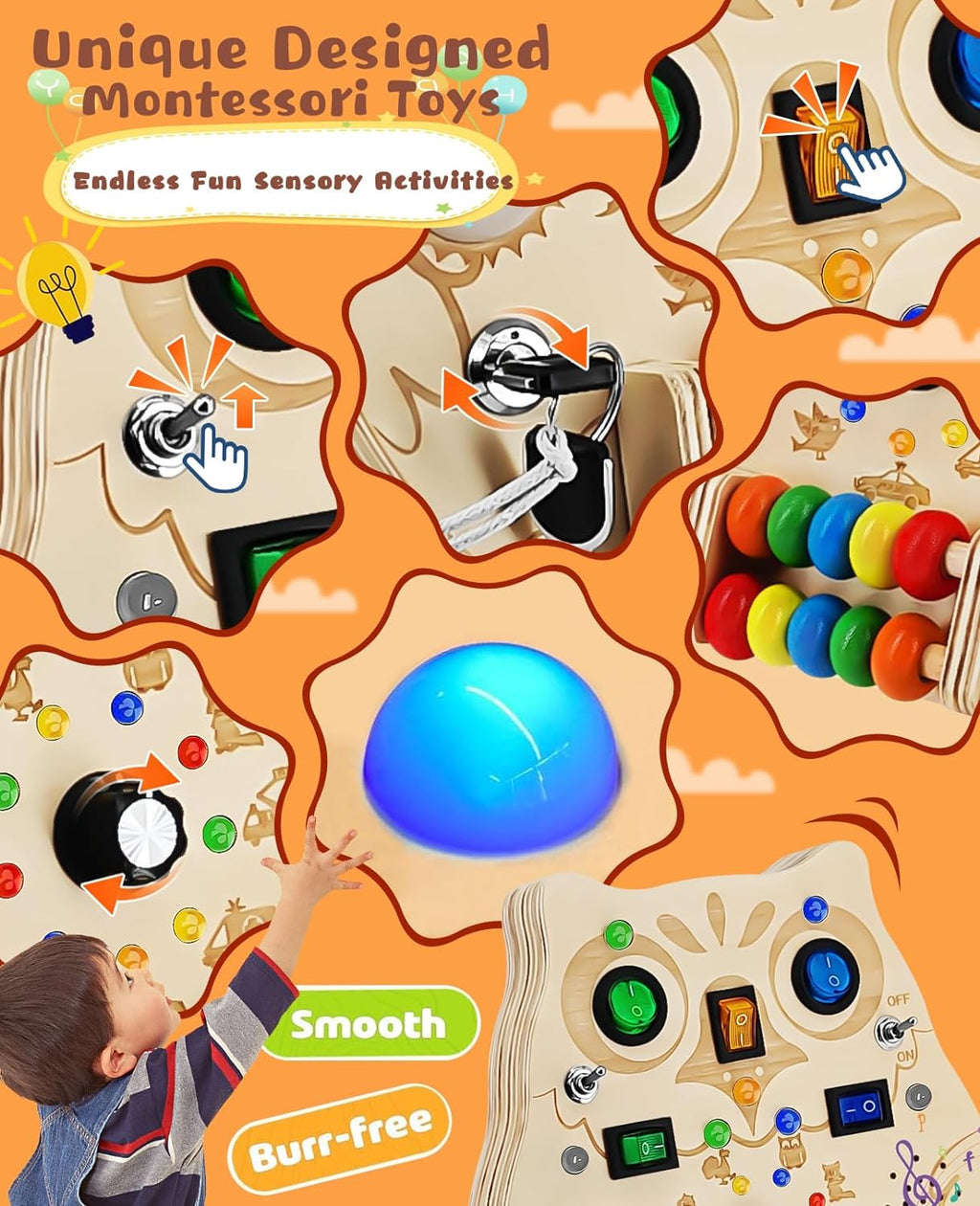 Playing Board - Discover and Learn with the Enchanting Play Board for Children