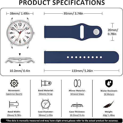 DennyCare - Waterproof Medical Watch for Nurses