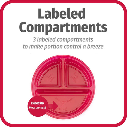 FreshPrep - Durable BPA-free Meal Tray Set
