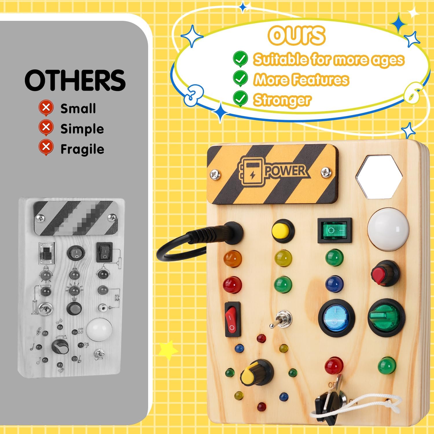 Montessori Toddler Bulletin Board - Discovering with Creative Lights