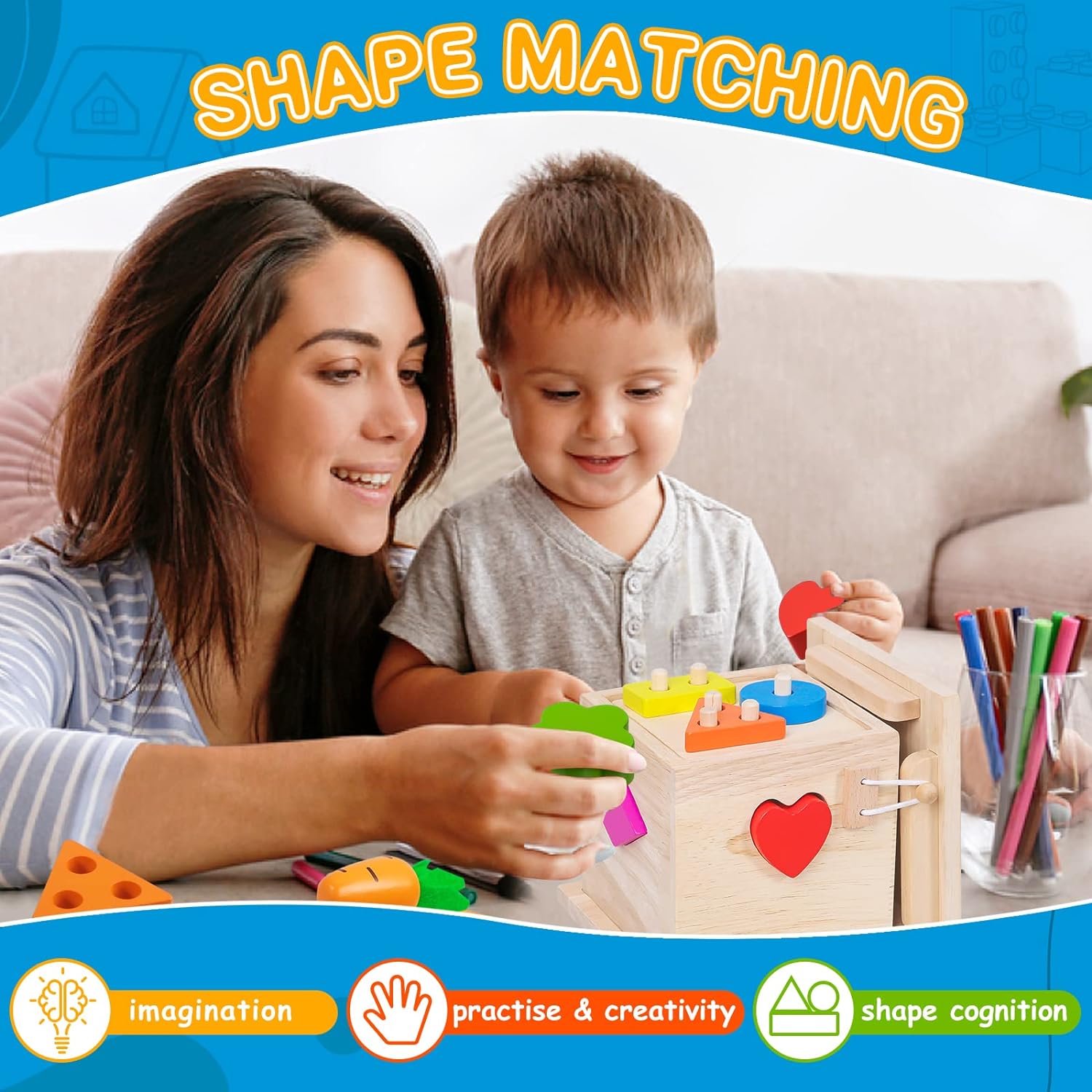 Educational Baby Toy Set - Educational Play Set for Growing Babies
