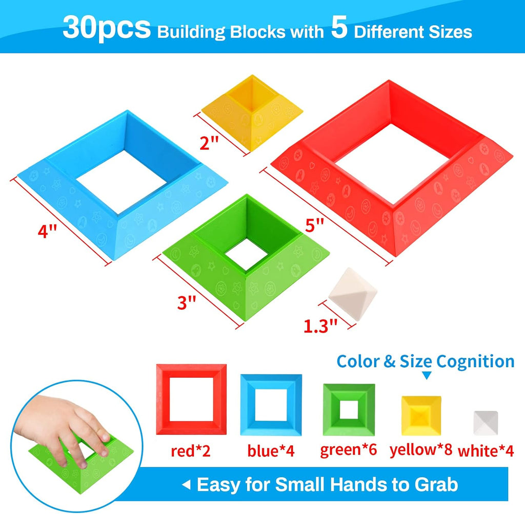 Multifunctional Montessori Blocks - Encourage Creativity for Children