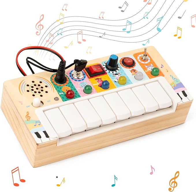 Piano Busy Board - Creatieve Muziekervaring voor Baby's