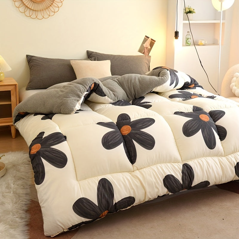 Luxe All-Seizoenen Dekbed Inzet met Geometrische Patronen