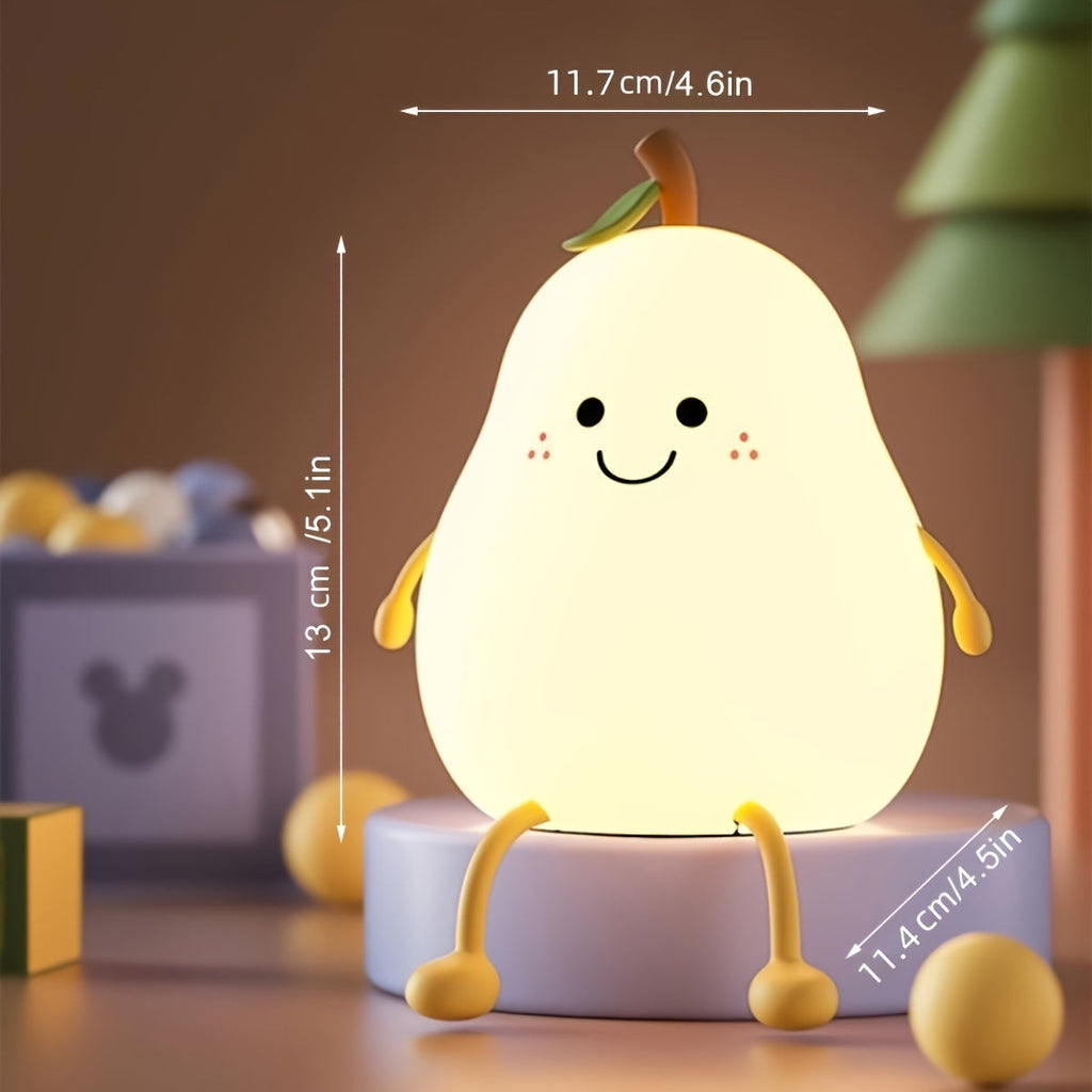 PearGlow Lamp - Dimmable USB Rechargeable LED Lamp