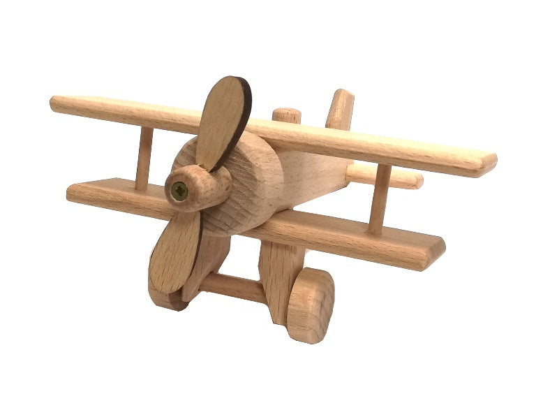 WoodFlyer – Wooden Seaplane with Spinning Propeller 3+