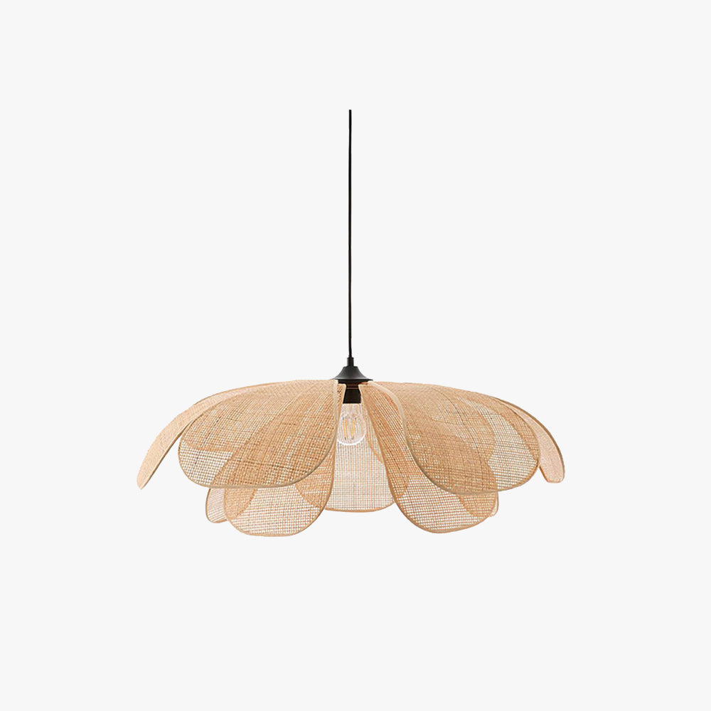 NaturelChic Lamp - Elegant Rattan Pendant Light for Bedroom