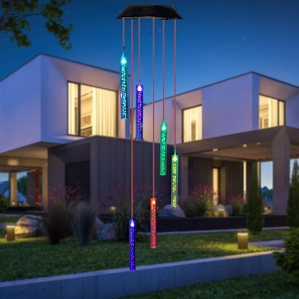 SolarChime - Colourful LED Wind Chime Outdoor