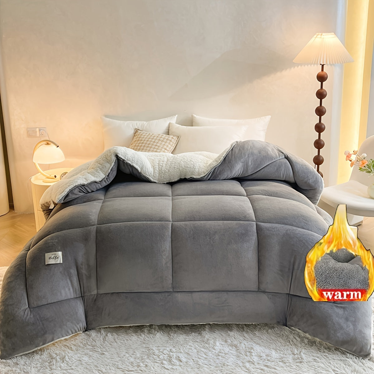 Stylish Cabin Sherpa Fleece Duvet – Ultimate Comfort & Warmth