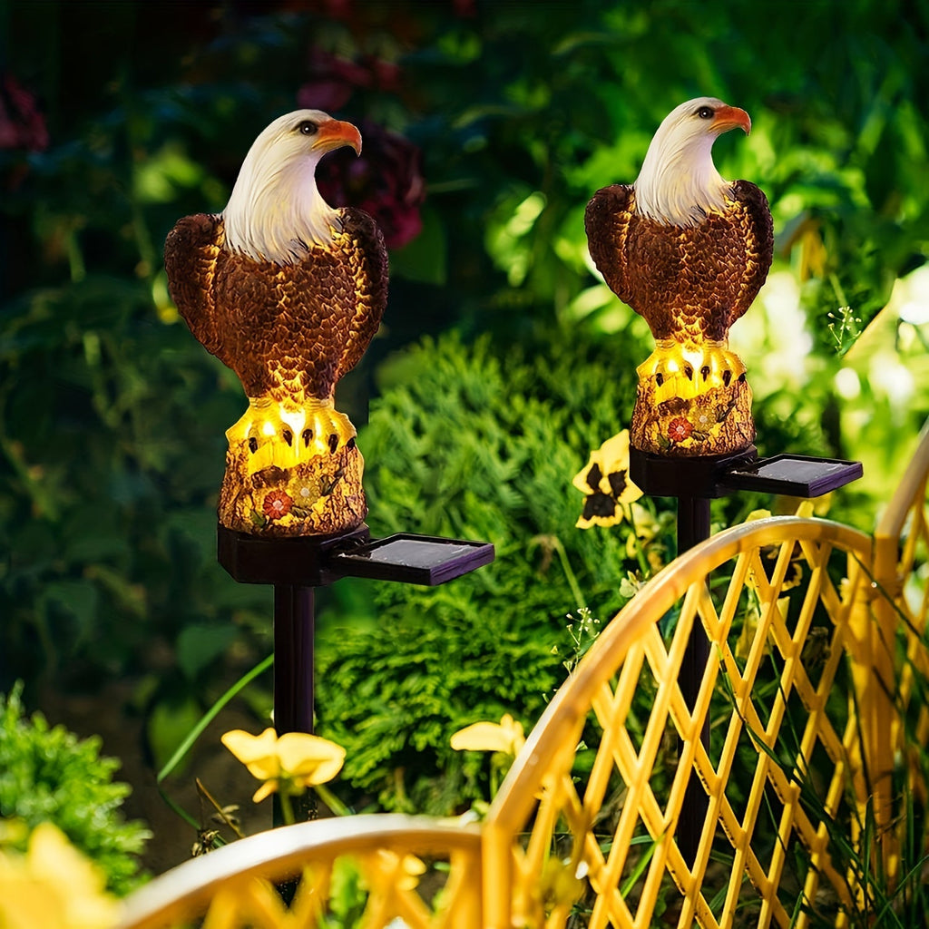 SolarGlow Eagle - Stylish Solar Lamp for Garden Lighting